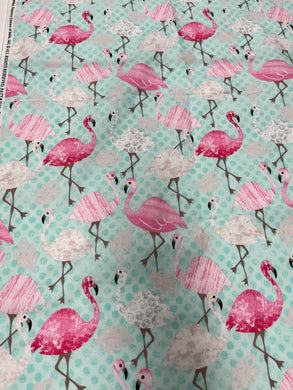 DESTASH Timeless Flamingo  Cotton Woven