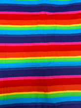 Load image into Gallery viewer, DESTASH Rainbow &#39;Spots and Stripes&#39; Grunge Cotton Woven