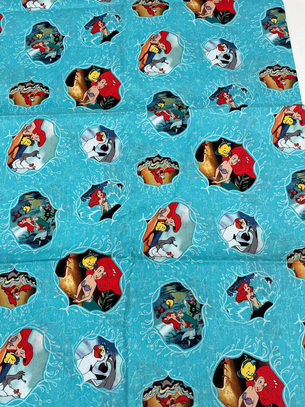 DESTASH Licensed Ariel Movie Posters Cotton Woven