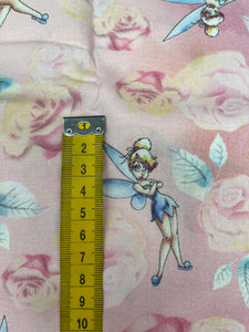 DESTASH Licensed Tinkerbell Pink Co_ord Cotton Woven