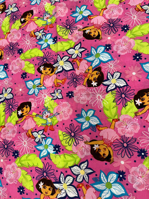 DESTASH Licenced Dora Tropical Cotton Woven