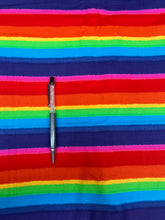 Load image into Gallery viewer, DESTASH Rainbow &#39;Spots and Stripes&#39; Grunge Cotton Woven