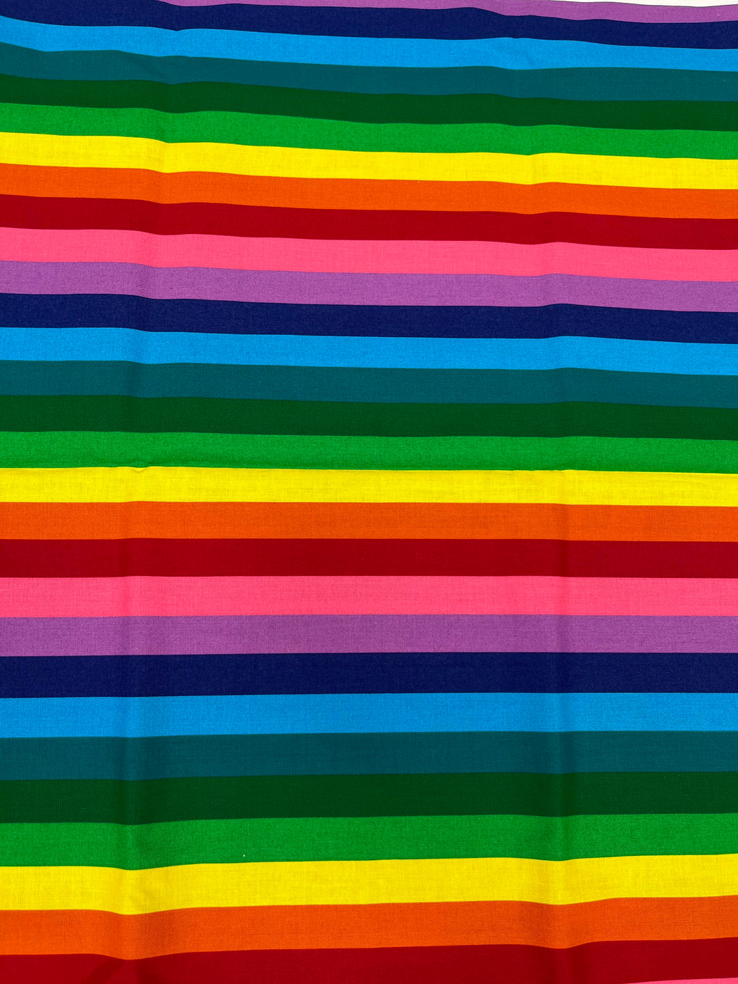 DESTASH Rainbow Stripes by Cranston Cotton Woven