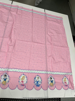 DESTASH Licenced Princess Border Fabric Cotton Woven 50cm