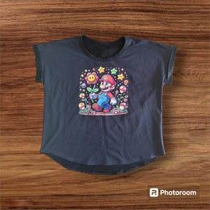 *BACK ORDER* Super Plumbers Floral 'Stars' ADULT Panel