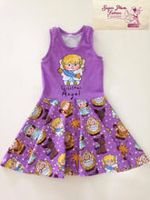 Load image into Gallery viewer, *BACK ORDER* Little Nativity Purple &#39;Angel&#39; Panels