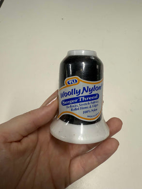 YLI Woolly Nylon Serger Thread Black 1000m