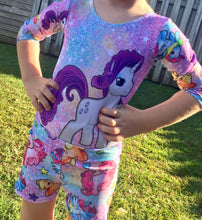 Load image into Gallery viewer, *BACK ORDER* Pony Mash Up CHILD Rainbow Panels
