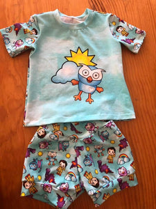 *BACK ORDER* Hootastic Blue BIG KID Panels