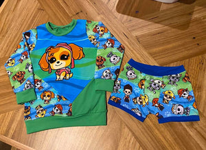 *BACK ORDER* Paws Blue ADULT Panels