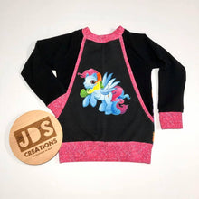 Load image into Gallery viewer, *BACK ORDER* Pony Mash Up CHILD Black Panels