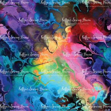 *BACK ORDER* Rainbow Abstract Fractual
