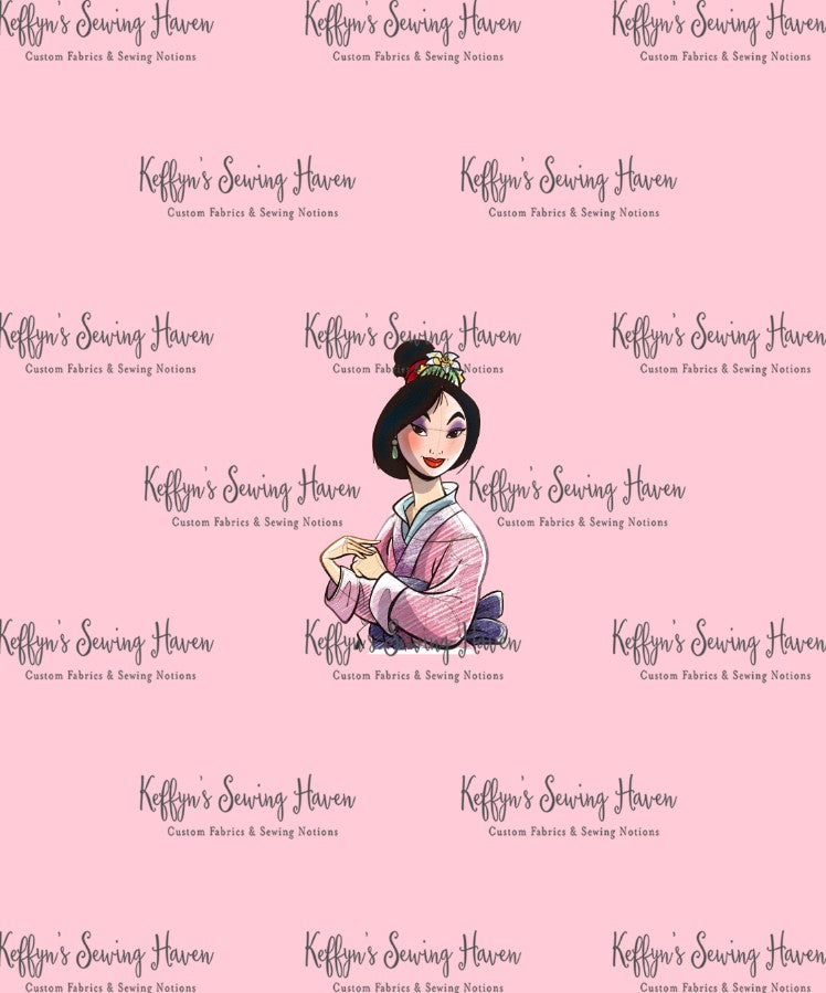 *BACK ORDER* Sketch Princesses Oriental Panels