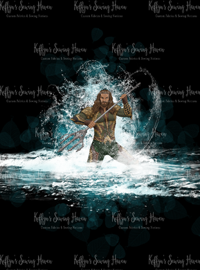 Aquaman CHILD Panel Cotton Woven