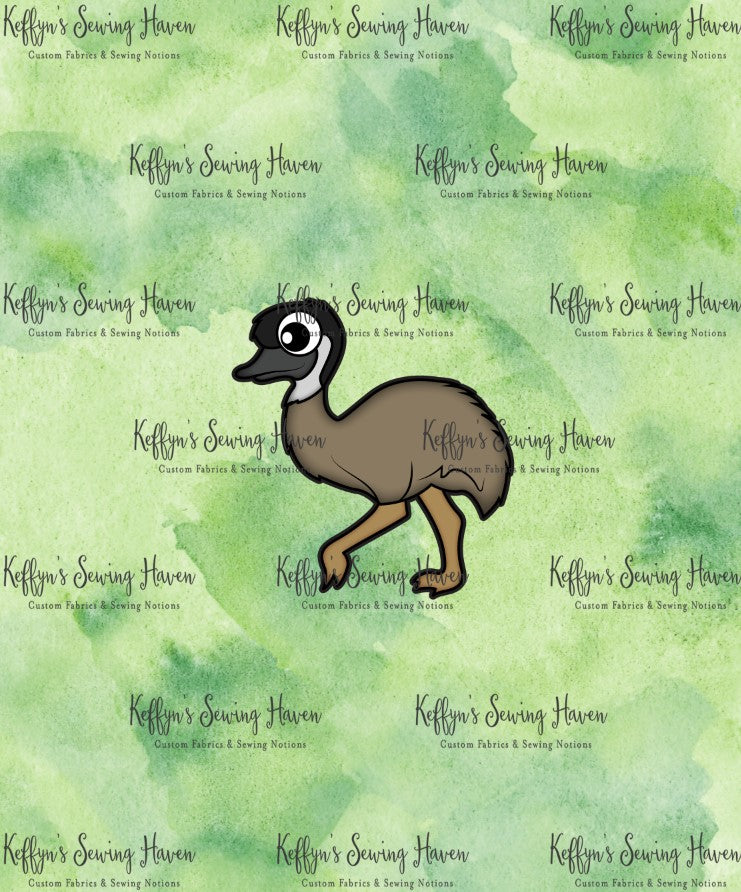 *BACK ORDER* Aussie Animals 'Emu' Panels