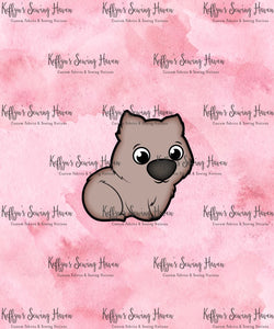*BACK ORDER* Aussie Animals 'Wombat' Panels