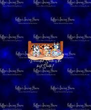 Load image into Gallery viewer, *BACK ORDER* Blue Dog Xmas Bed BIG KID Panels
