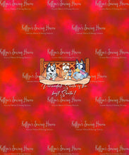 Load image into Gallery viewer, *BACK ORDER* Blue Dog Xmas Bed ADULT Panels