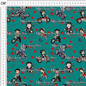 *BACK ORDER* Biker Boop Teal