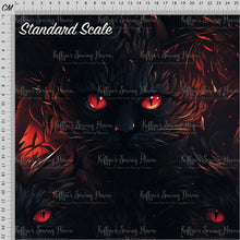 Load image into Gallery viewer, *BACK ORDER* Halloween Black and Red Cats Eyes