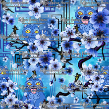Load image into Gallery viewer, *BACK ORDER* K-Pop Blue Cats Floral