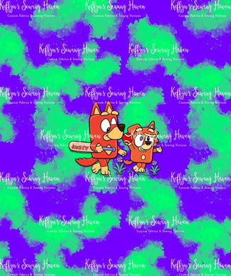 *BACK ORDER* Blue Dog Big Brother Group BIG KID Panels