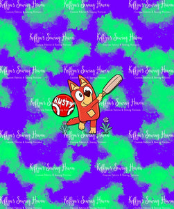 *BACK ORDER* Blue Dog Big Brother Cricket CHILD Panels