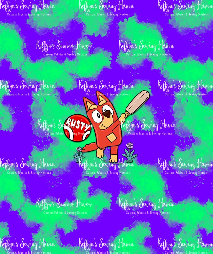 *BACK ORDER* Blue Dog Big Brother Cricket CHILD Panels