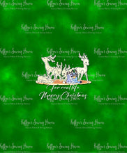 Load image into Gallery viewer, *BACK ORDER* Blue Dog Xmas Reindeer BIG KID Panels