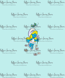 *BACK ORDER* FL Smurfs BIG KID Panels