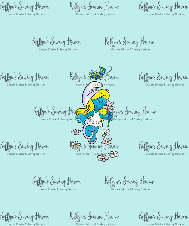 *BACK ORDER* FL Smurfs BIG KID Panels