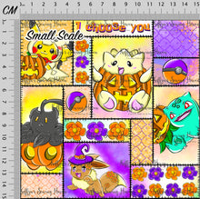 Load image into Gallery viewer, *BACK ORDER* Little Critters Halloween Floral Quilt Block