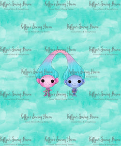 *BACK ORDER* Hairy Dolls 'Twins' Panels