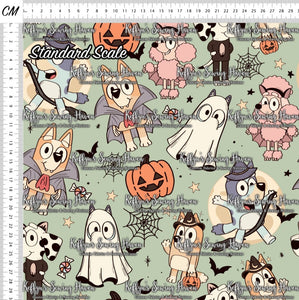 *BACK ORDER* SD Halloween Bluey Green
