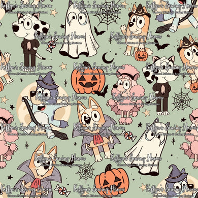 *BACK ORDER* SD Halloween Bluey Green