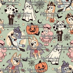 *BACK ORDER* SD Halloween Bluey Green