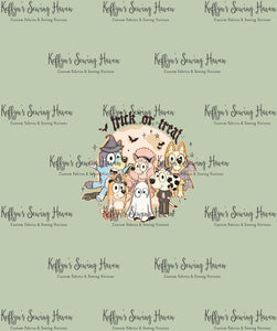 *BACK ORDER* SD Halloween Bluey 'Green' Panels