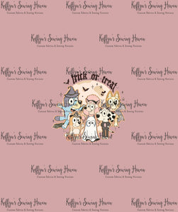 *BACK ORDER* SD Halloween Bluey 'Pink' Panels