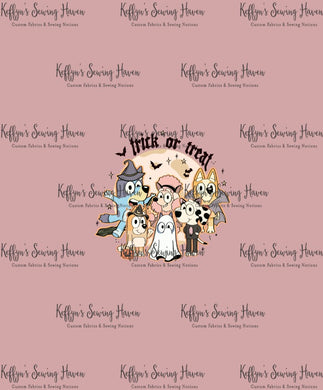 *BACK ORDER* SD Halloween Bluey 'Pink' Panels