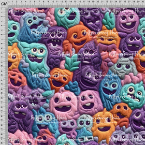 *BACK ORDER* Halloween Monsters Embroidery