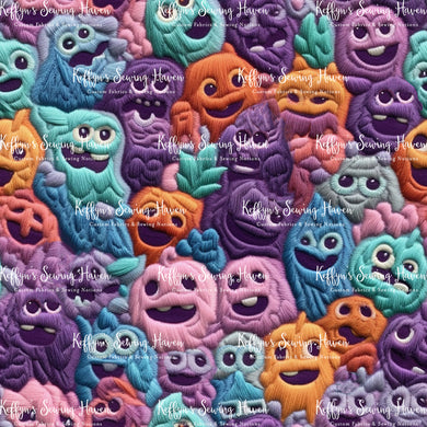 *BACK ORDER* Halloween Monsters Embroidery