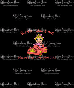 *BACK ORDER* Happy Toys 'When I was a kid' ADULT Panels