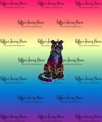 *BACK ORDER* Hex Rainbow Tigers 'Rainbow' Panels