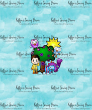 Load image into Gallery viewer, *BACK ORDER* Hootastic Blue BIG KID Panels