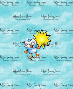 *BACK ORDER* Hootastic Blue BIG KID Panels