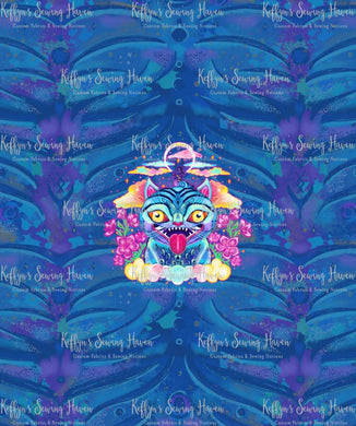 *BACK ORDER* ID K-Pop Derpy Blue Flower Panels