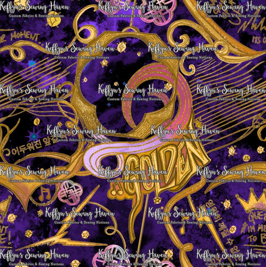 *BACK ORDER* ID K-Pop Huntrix Golden Co-Ord