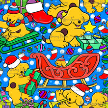 Load image into Gallery viewer, *BACK ORDER* Xmas Playful Pup Blue