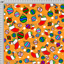 Load image into Gallery viewer, *BACK ORDER* Xmas Playful Pup Accents Orange