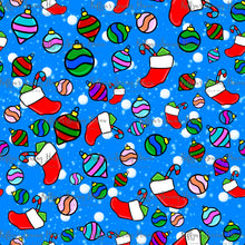 Load image into Gallery viewer, *BACK ORDER* Xmas Playful Pup Accents Blue
